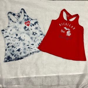 Twisted back tanks